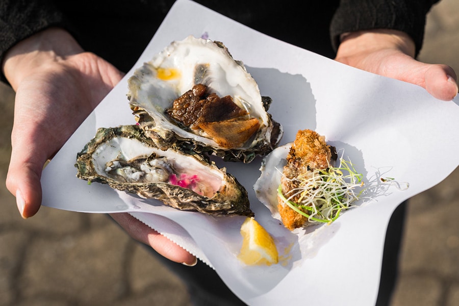 oysters 3 ways